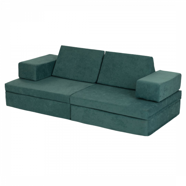 Modular soft Play Sofa - Kale